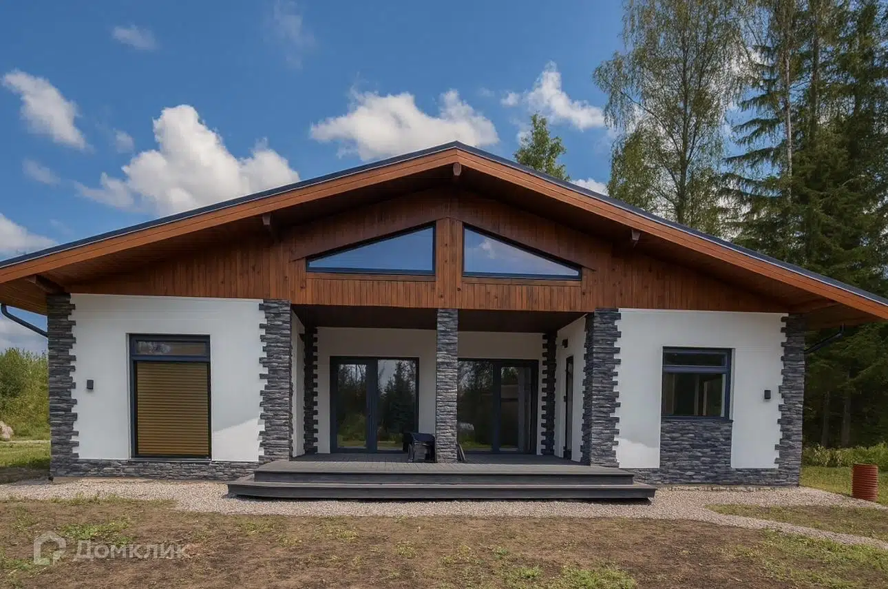 Проект дома «ДОМ МЕЧТЫ 8» компании ДОМ МЕЧТЫ из материала Газобетонные блоки площадью 128м² под ключ за 8800000₽ в Луганске | 1 этаж, 3 спальни, 2 санузла – Домклик