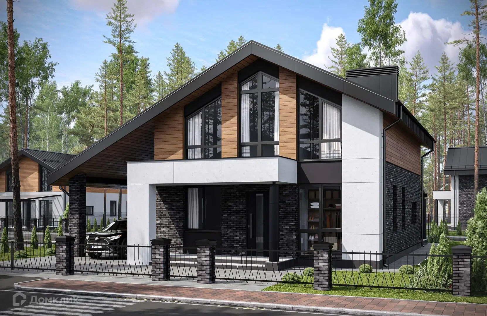 Проект дома «Новация 301» компании ООО «Новация» из материала Кирпич площадью 158м² под ключ за 6550000₽ в Донецке | 2 этажа, 4 спальни, 2 санузла – Домклик