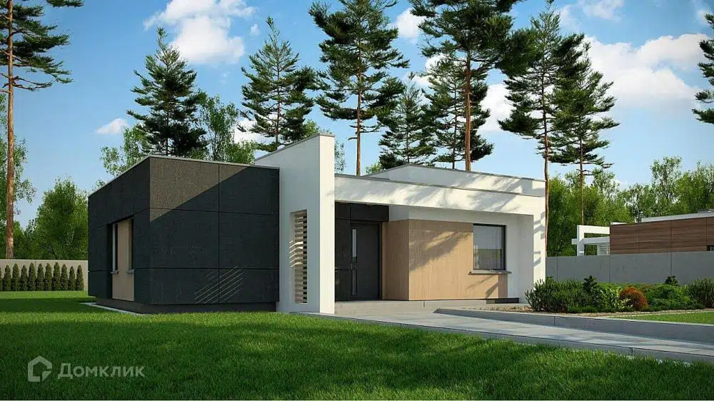 Проект дома «А92/1» компании СК «Основание» из материала Газобетонные блоки площадью 92м² под ключ за 5060000₽ в Донецке | 1 этаж, 3 спальни, 1 санузел – Домклик