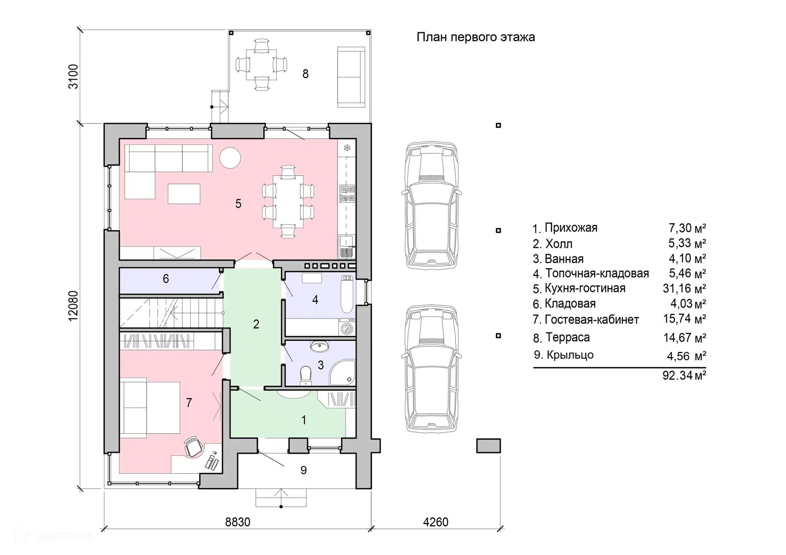 Планировка 1 этаж этажа