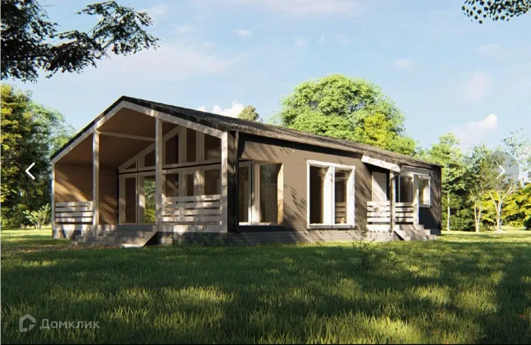 Проект дома «Барн Хаус 131» компании ООО «ЛЕСИНА» из материала Каркасный дом площадью 131.3м² под ключ за 7200000₽ в Донецке | 1 этаж, 3 спальни, 1 санузел – Домклик