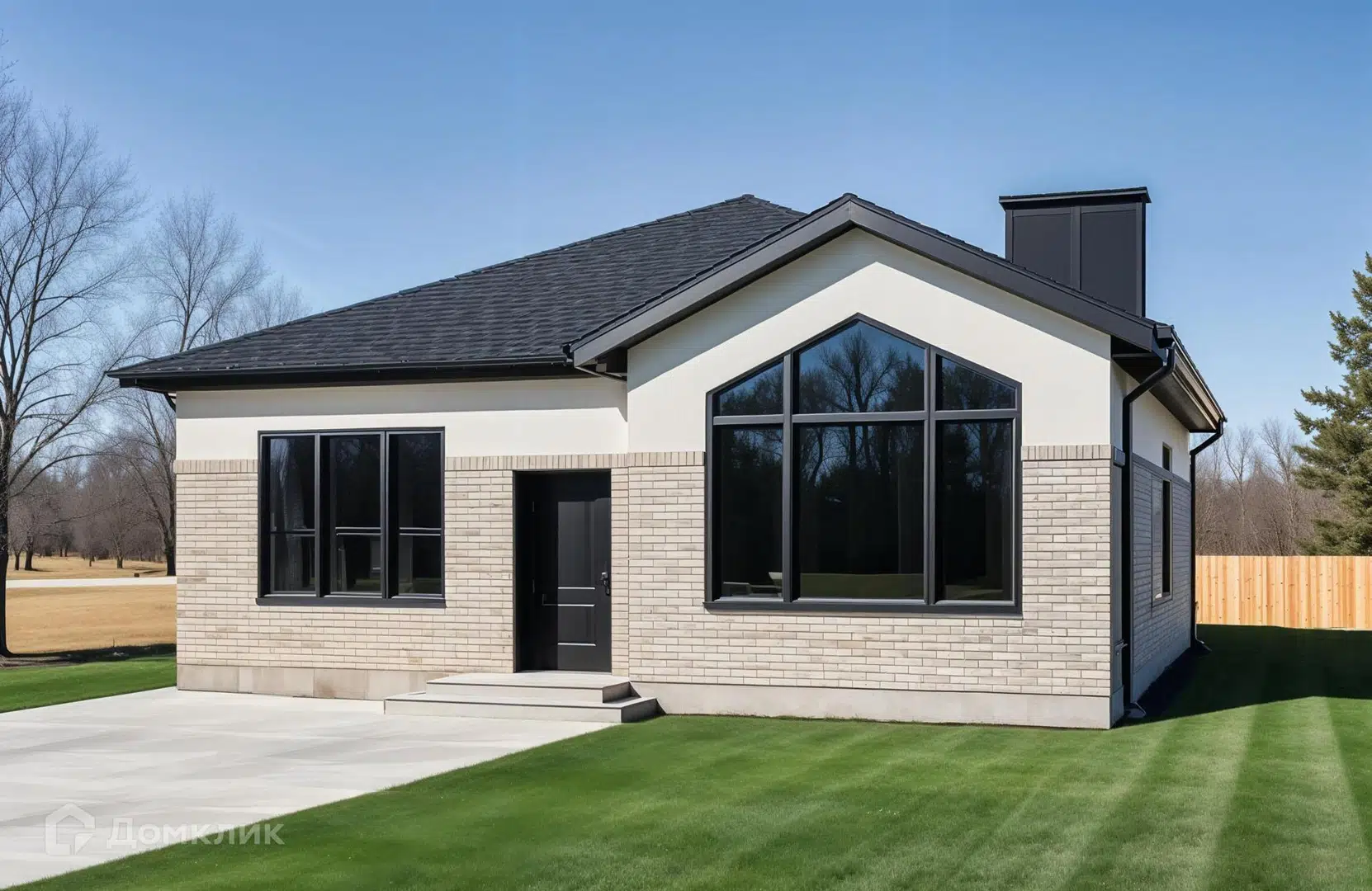 Проект дома «Проект №314» компании Новация из материала Керамические блоки площадью 100м² под ключ за 6466000₽ в Донецке | 1 этаж, 3 спальни, 2 санузла – Домклик