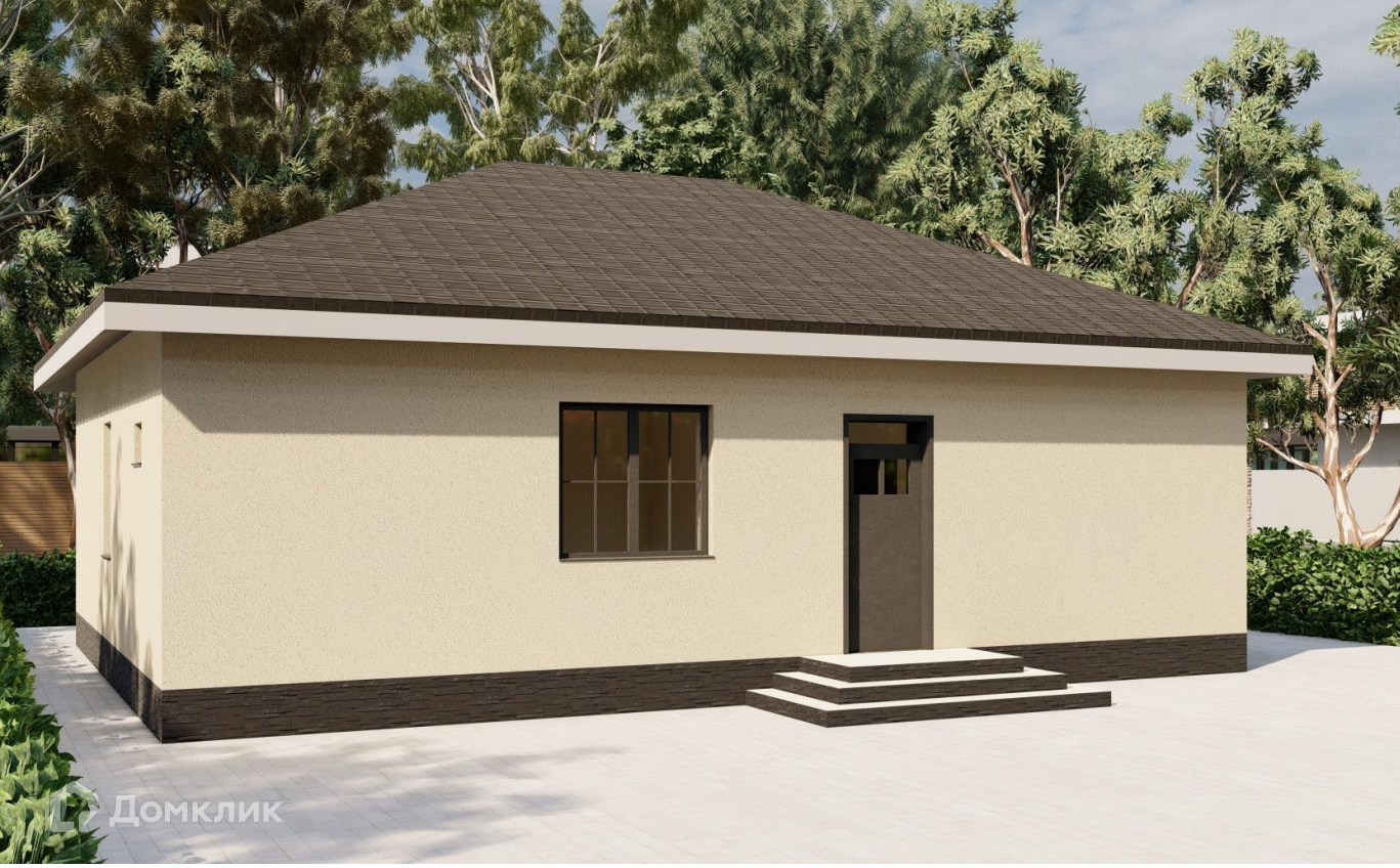 Проект дома «Судак» компании ООО «СФЕРА ПЛЮС» из материала Газосиликатные блоки площадью 84.2м² под ключ за 6588000₽ в Донецке | 1 этаж, 3 спальни, 2 санузла – Домклик