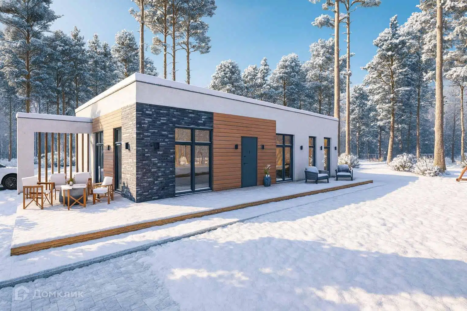 Проект дома «AS - 88,5/1» компании ООО «АРИС ДЕКОР ПРО» из материала Кирпич площадью 88.5м² под ключ за 8908000₽ в Донецке | 1 этаж, 3 спальни, 2 санузла – Домклик