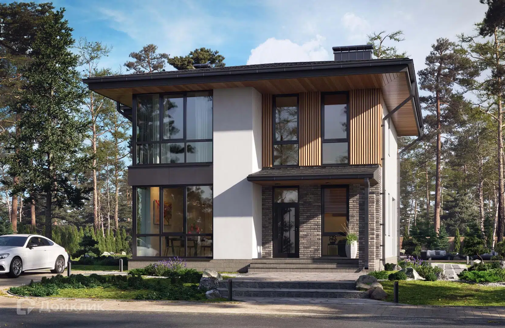 Проект дома «Проект №339-2» компании СК НОВАЦИЯ Санкт-Петербург и ЛО из материала Газобетонные блоки площадью 162м² под ключ за 10550000₽ в Донецке | 2 этажа, 4 спальни, 3 санузла – Домклик