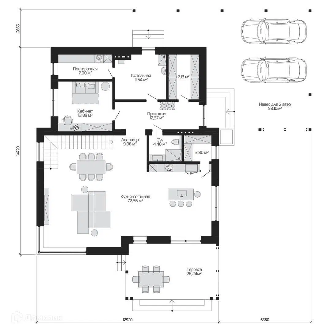 Планировка 1 этаж этажа