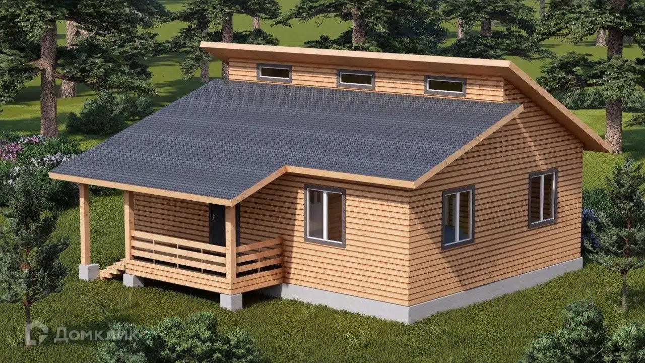 Проект дома «Брусовой дом с крыльцом ТА-114,6» компании Построй Свой Дом_ИП из материала Профилированный брус площадью 114.6м² под ключ за 5278487₽ в Донецке | 2 этажа, 3 спальни, 1 санузел – Домклик