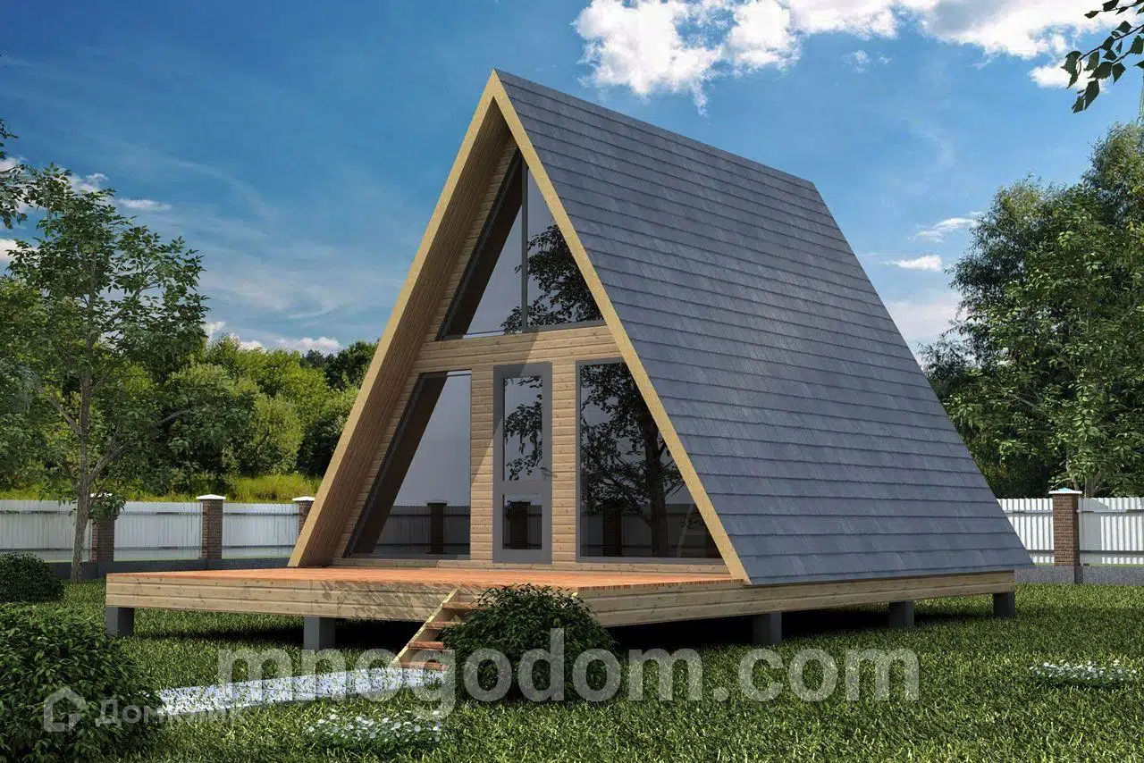 Проект дома «Дом Кэмпион» компании ООО МногоДом из материала Каркасный дом площадью 58м² под ключ за 2726000₽ в Донецке | 1 этаж, 1 спальня, 1 санузел – Домклик