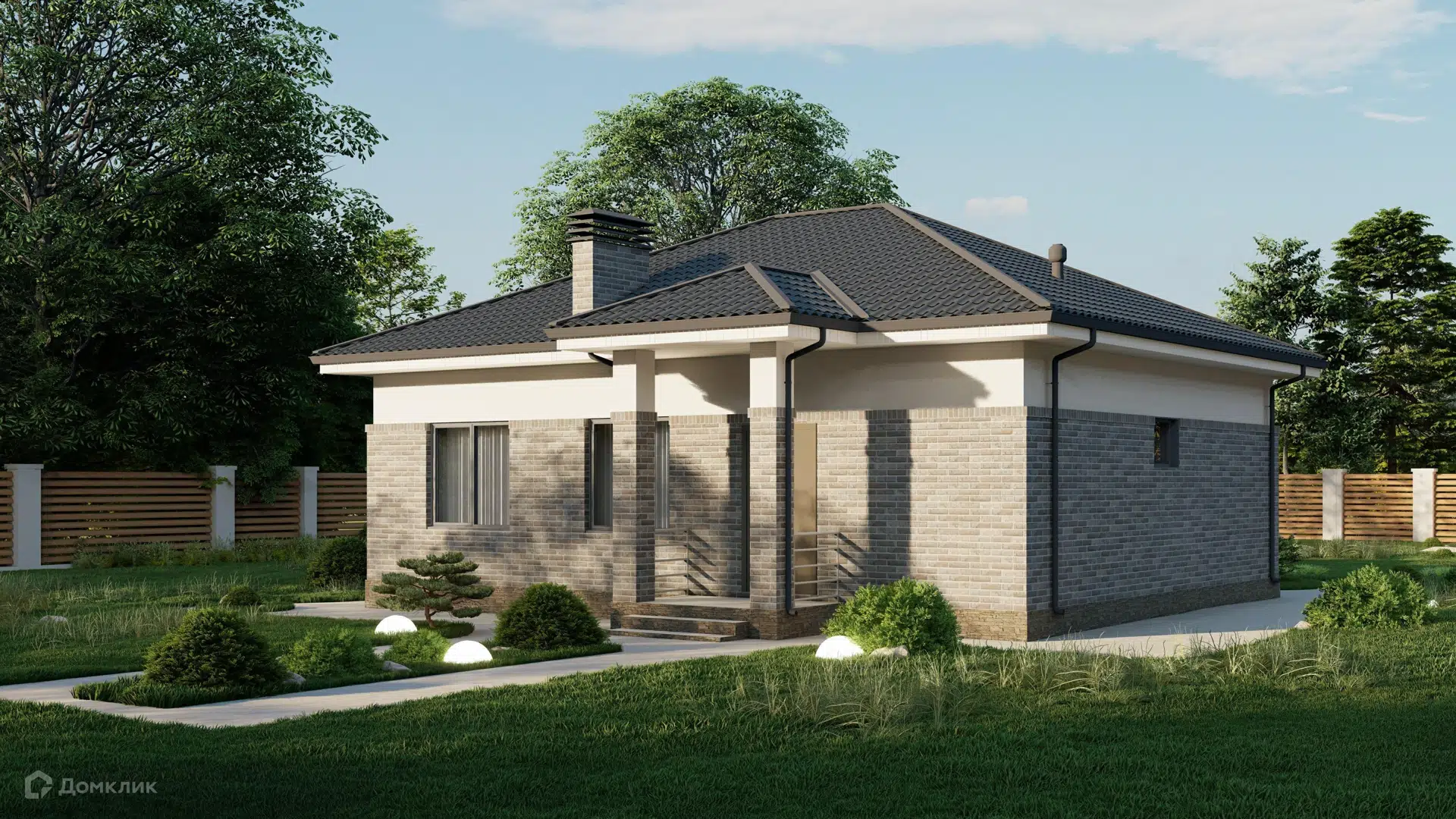 Проект дома «Пьеро» компании ИП Ветринская Елена Александровна из материала Газобетонные блоки площадью 115.7м² под ключ за 5340998₽ в Донецке | 1 этаж, 3 спальни, 1 санузел – Домклик