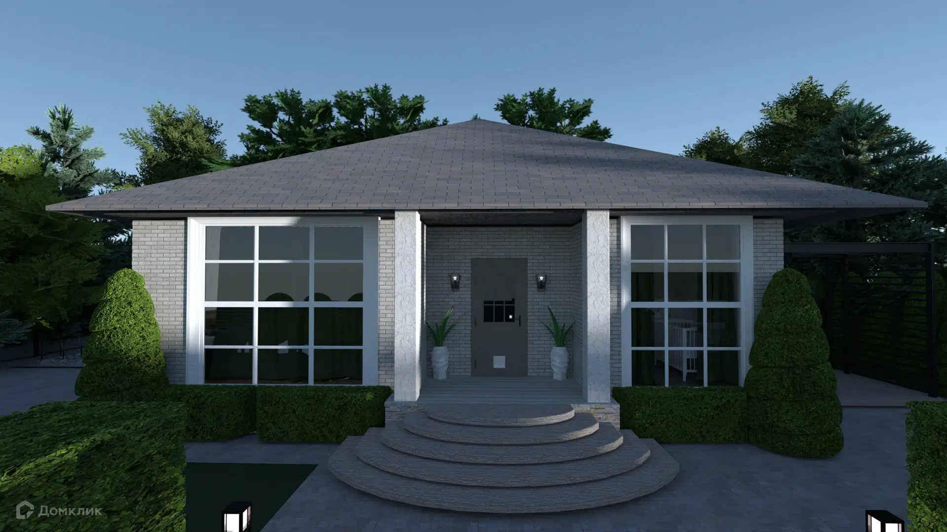 Проект дома «СК Кавастрой №8» компании ООО АИП из материала Газобетонные блоки площадью 84.81м² под ключ за 4500000₽ в Донецке | 1 этаж, 3 спальни, 2 санузла – Домклик