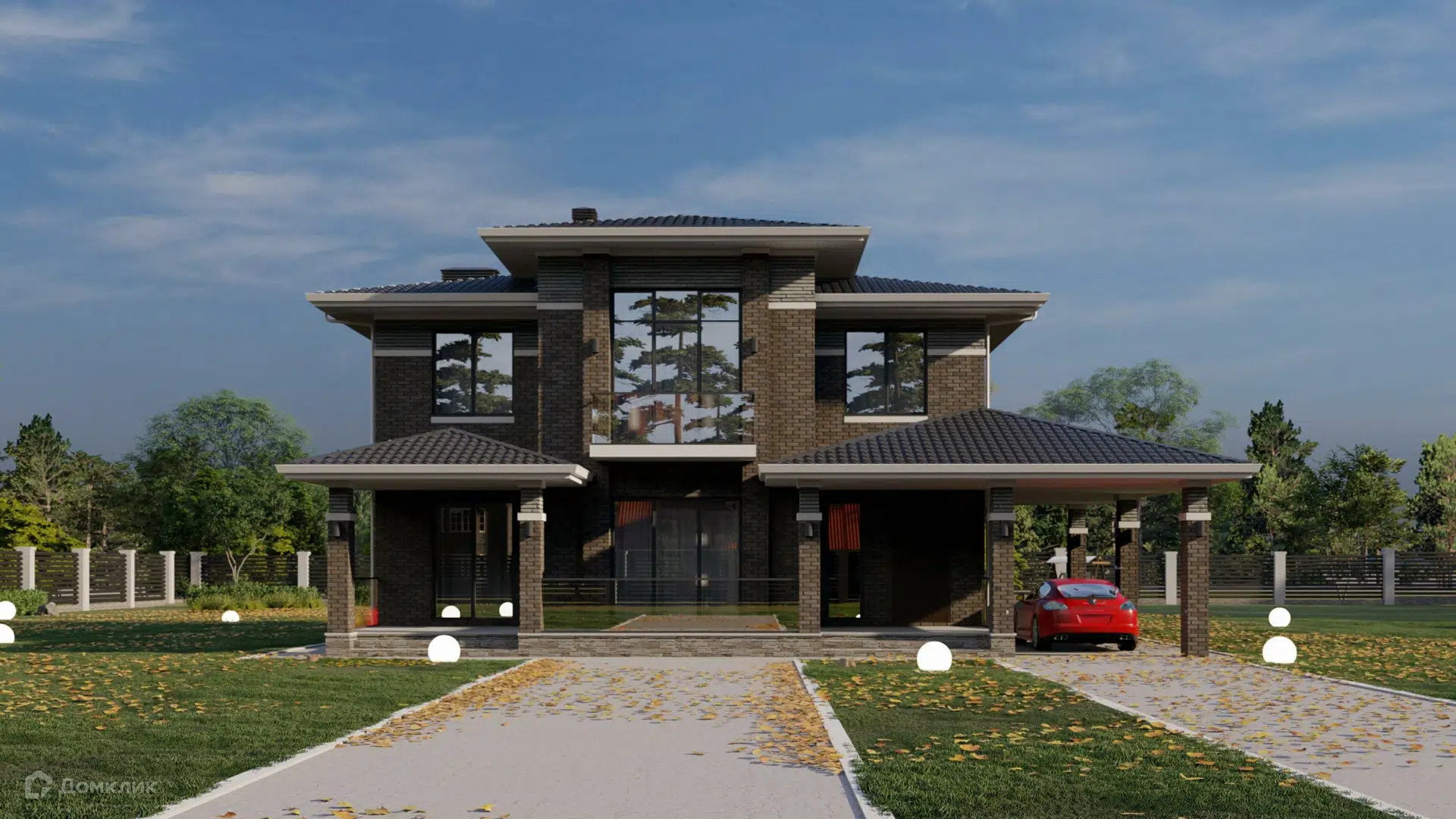 Проект дома «Манчестер» компании ИП Ветринская Елена Александровна из материала Газобетонные блоки площадью 456.33м² под ключ за 21321420₽ в Донецке | 2 этажа, 5 спален, 2 санузла – Домклик