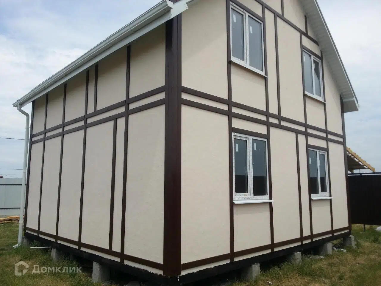 Проект дома «Рассветная Бухта» компании ООО ПСК «СТС» из материала SIP-панели площадью 94.3м² под ключ за 4160000₽ в Донецке | 2 этажа, 3 спальни, 1 санузел – Домклик