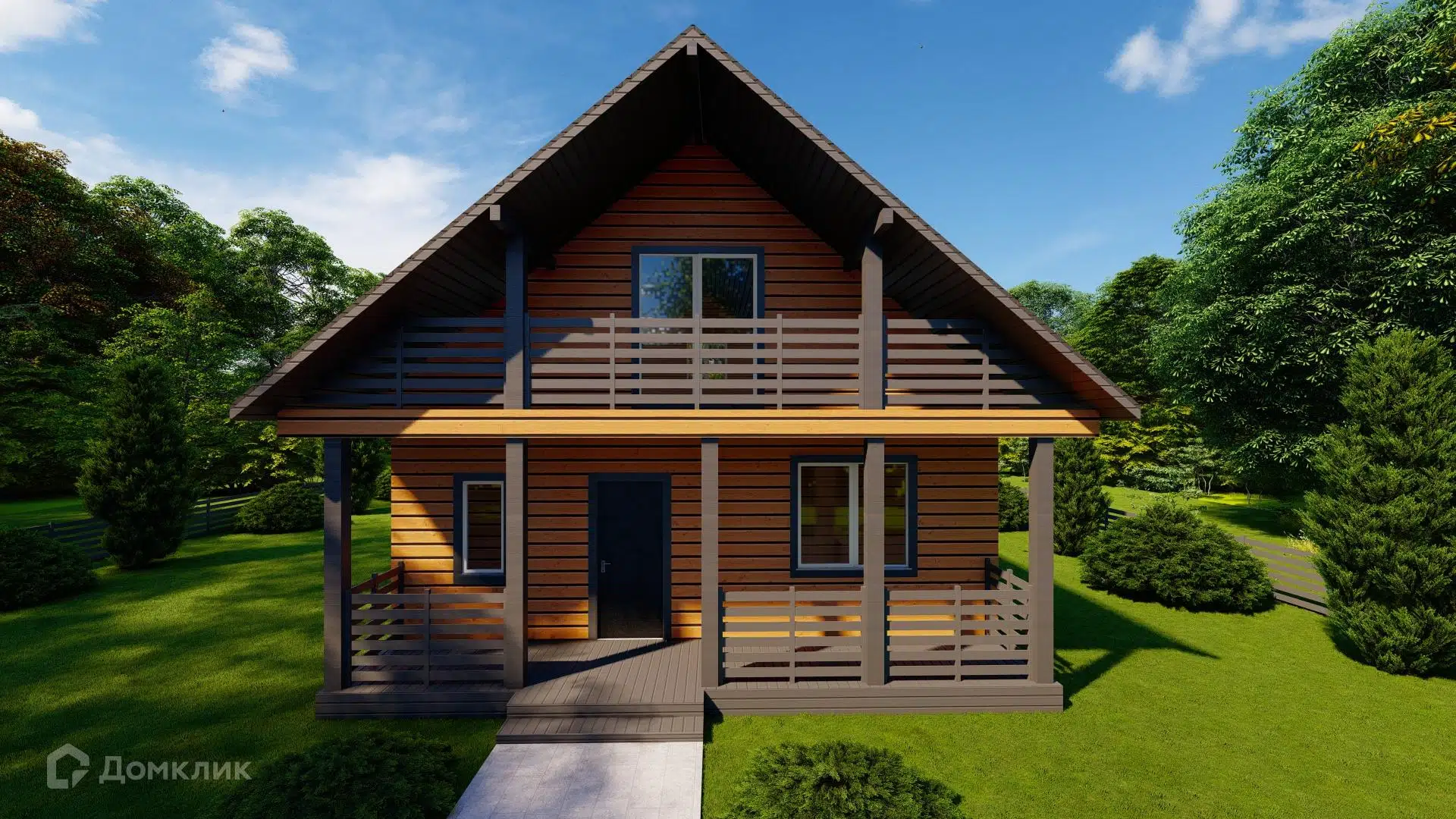 Проект дома «ДОМ БРУС 3К» компании ТСК «СОЮЗ» из материала Брус естественной влажности площадью 160.4м² под ключ за 6500000₽ в Донецке | 2 этажа, 3 спальни, 1 санузел – Домклик