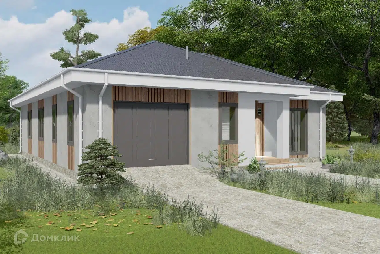 Проект дома «ND-TP 4» компании ТСК Новый Дом из материала Газобетонные блоки площадью 150.97м² под ключ за 8005000₽ в Донецке | 1 этаж, 3 спальни, 3 санузла – Домклик