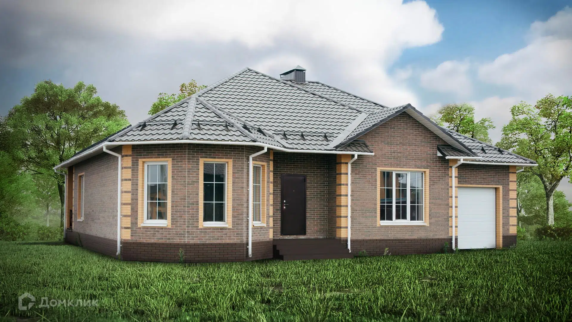 Проект дома «СМ 23» компании СПЕЦМОНТАЖ из материала Газобетонные блоки площадью 131.35м² под ключ за 4200000₽ в Донецке | 2 этажа, 4 спальни, 2 санузла – Домклик