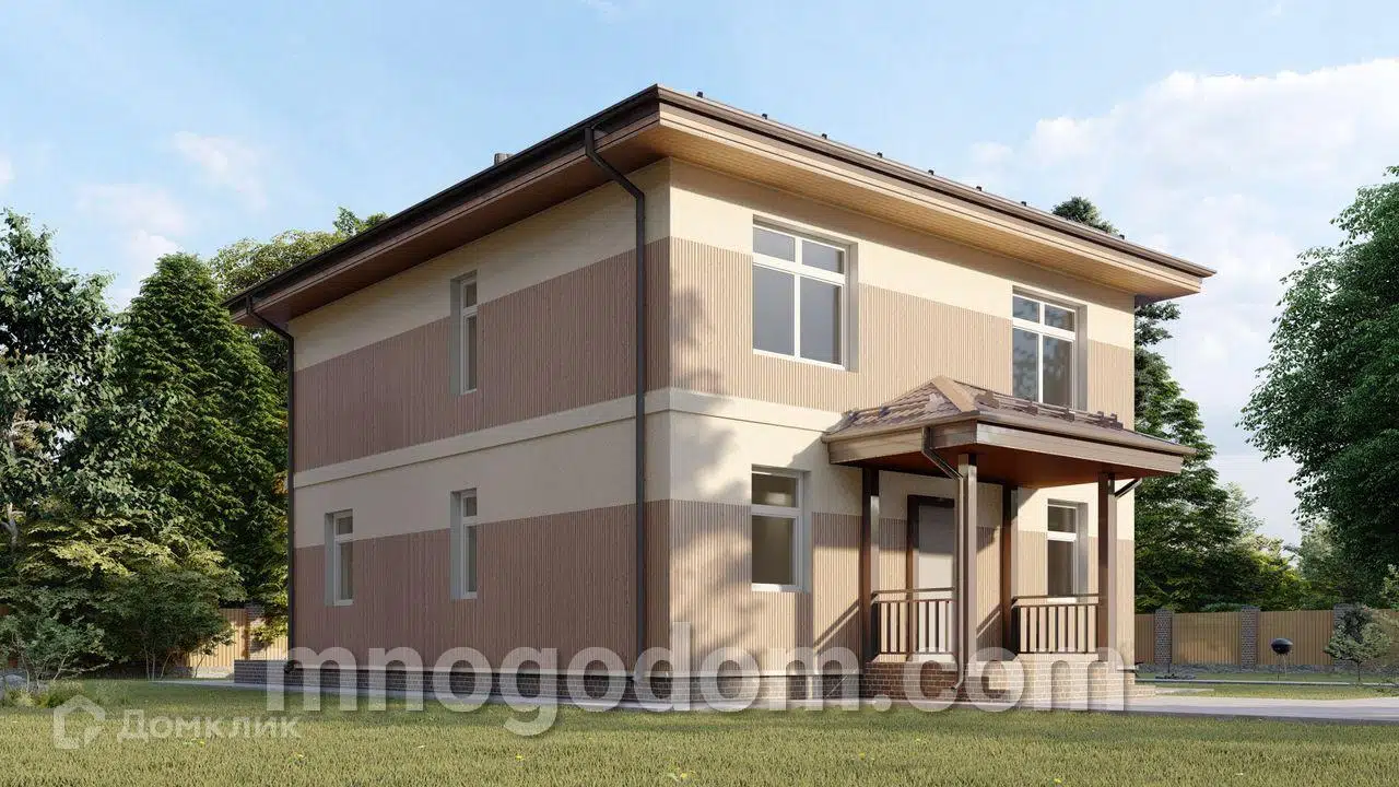 Проект дома «Дом Торенто» компании ООО МногоДом из материала Каркасный дом площадью 190м² под ключ за 8930000₽ в Донецке | 2 этажа, 5 спален, 3 санузла – Домклик