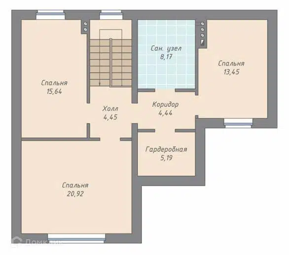 Планировка 2 этажа