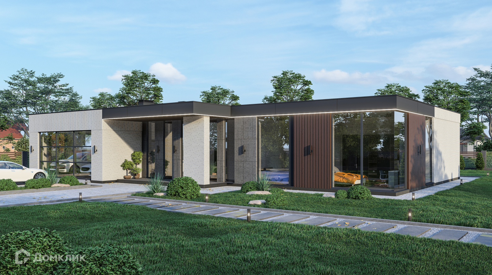 Проект дома «SD-Stroy_1» компании SD STROY из материала Керамические блоки площадью 331м² под ключ за 24835000₽ в Донецке | 1 этаж, 4 спальни, 2 санузла – Домклик