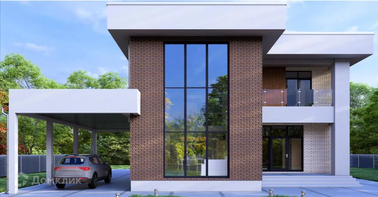 Проект дома «Элина» компании СК «ОСНОВАСИТИ» из материала Керамические блоки площадью 220м² под ключ за 27000000₽ в Донецке | 2 этажа, 3 спальни, 3 санузла – Домклик
