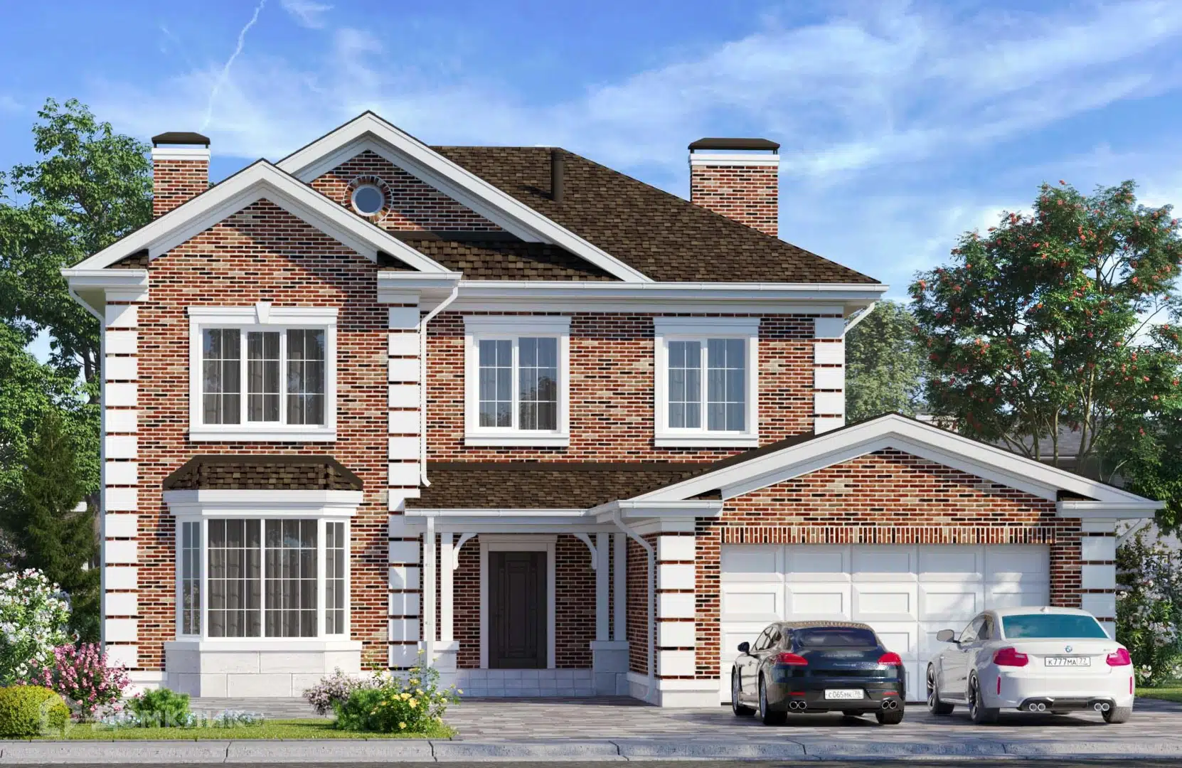 Проект дома «Проект №213» компании Новация из материала Керамические блоки площадью 265м² под ключ за 14623400₽ в Донецке | 2 этажа, 5 спален, 3 санузла – Домклик