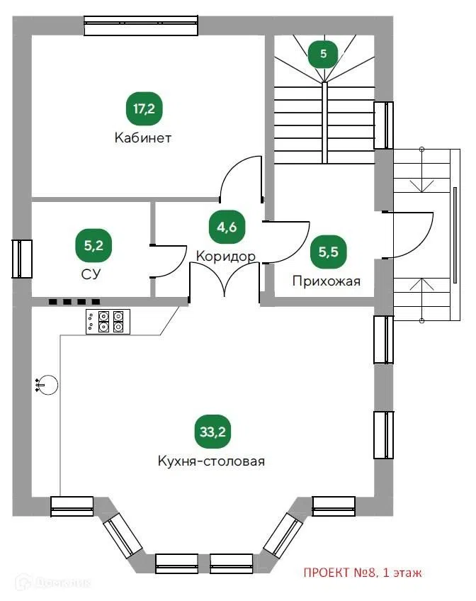 Планировка 1 этаж этажа