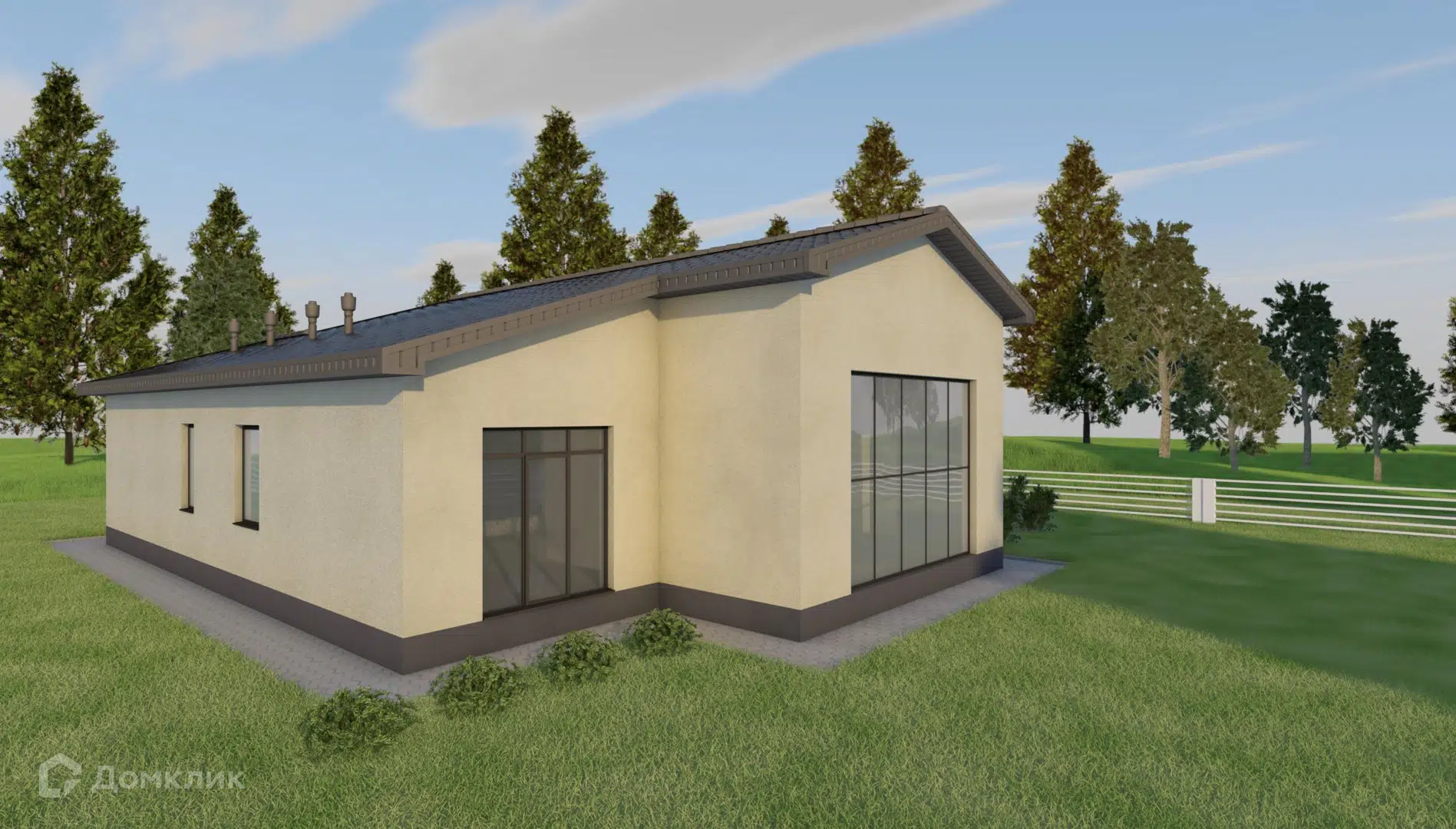 Проект дома «СФ 143» компании ООО «НОВОПАШИН» из материала Газобетонные блоки площадью 143.6м² под ключ за 11300000₽ в Донецке | 1 этаж, 3 спальни, 2 санузла – Домклик