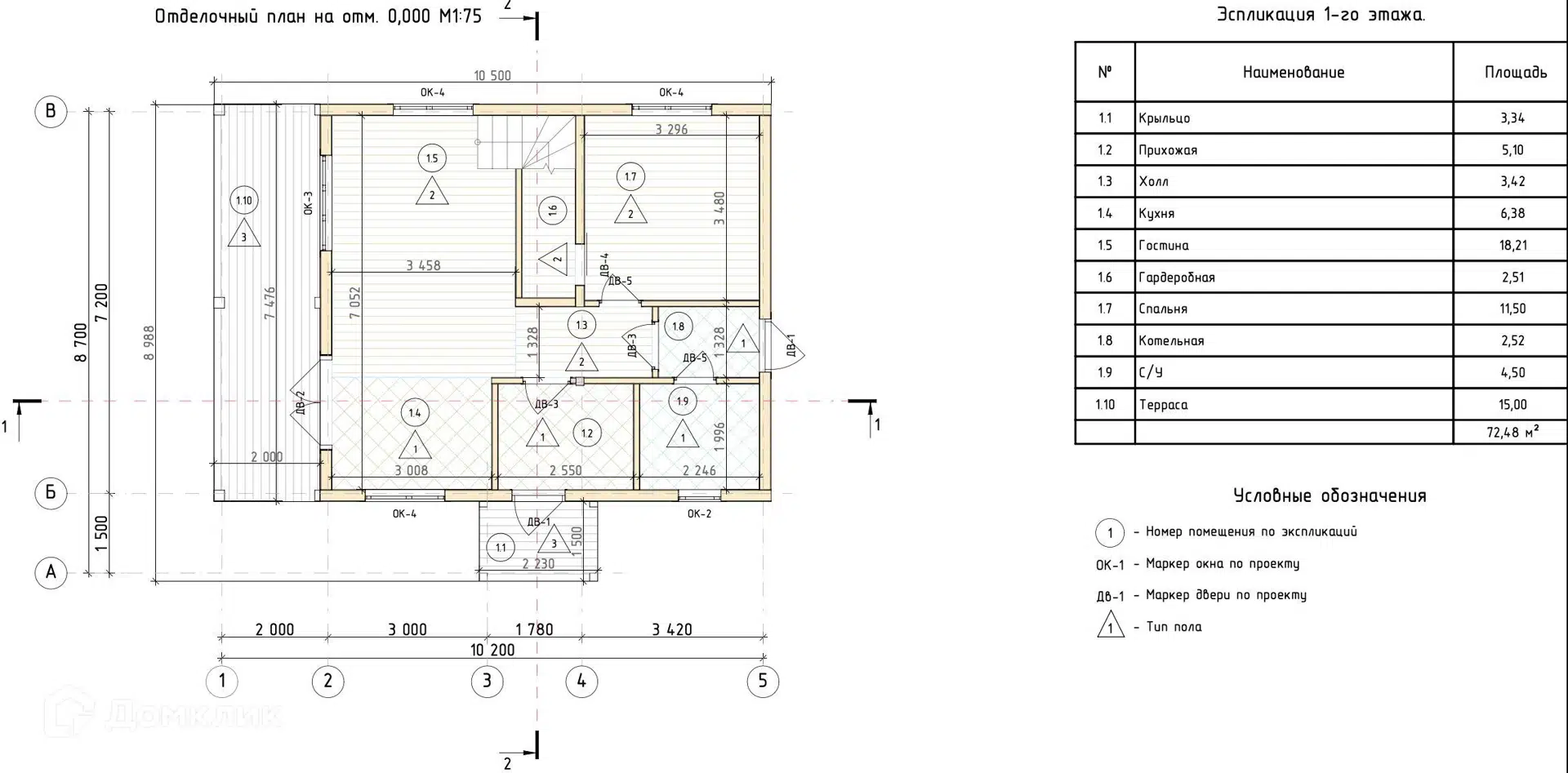 Планировка 1 этаж этажа