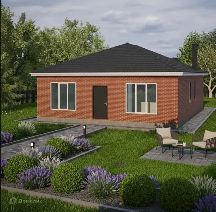 Проект дома «Проект - 37511» компании ДомПРО из материала Кирпич площадью 99м² под ключ за 5500001₽ в Донецке | 1 этаж, 3 спальни, 2 санузла – Домклик