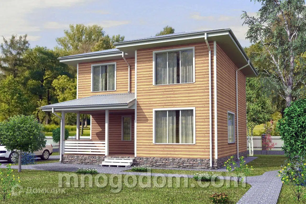 Проект дома «Дом Агат» компании ООО МногоДом из материала Каркасный дом площадью 200м² под ключ за 7400000₽ в Донецке | 2 этажа, 5 спален, 2 санузла – Домклик