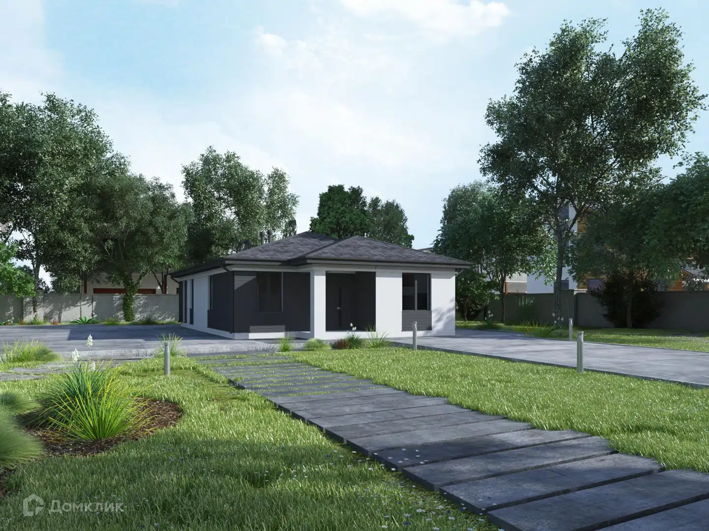 Проект дома «А-130.1» компании Атон из материала Газосиликатные блоки площадью 128.8м² под ключ за 8500000₽ в Донецке | 1 этаж, 3 спальни, 2 санузла – Домклик