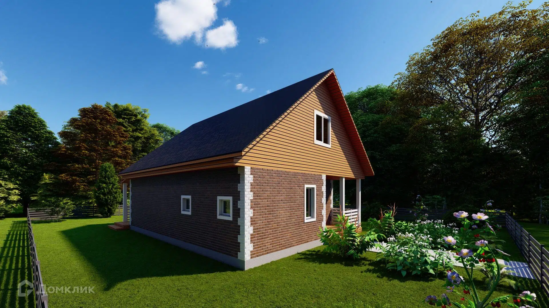 Проект дома «ДОМ ПБ 2К» компании ТСК «СОЮЗ» из материала Полистиролбетон площадью 147.8м² под ключ за 6500000₽ в Донецке | 2 этажа, 2 спальни, 1 санузел – Домклик