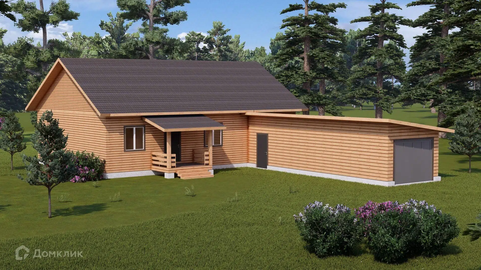 Проект дома «Брусовой дом с гаражом и террасой ТА-276,8» компании Построй Свой Дом_ИП из материала Профилированный брус площадью 278.8м² под ключ за 10842081₽ в Донецке | 2 этажа, 4 спальни, 2 санузла – Домклик