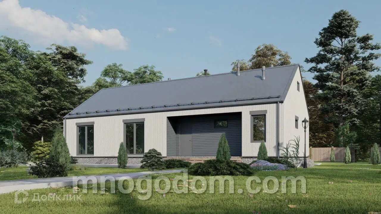 Проект дома «Дом Антан» компании ООО МногоДом из материала Каркасный дом площадью 142м² под ключ за 5254000₽ в Донецке | 1 этаж, 3 спальни, 3 санузла – Домклик