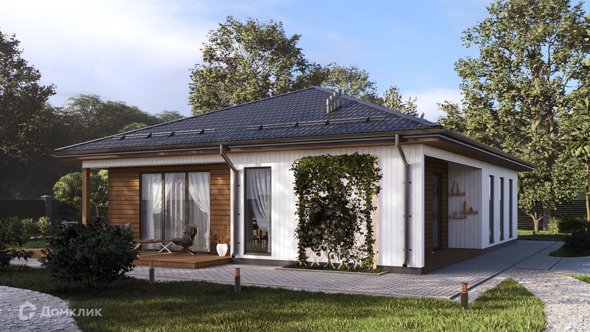 Проект дома «СВОЙ 146» компании СВОЙ из материала Каркасный дом площадью 118м² под ключ за 8829262₽ в Донецке | 1 этаж, 3 спальни, 2 санузла – Домклик