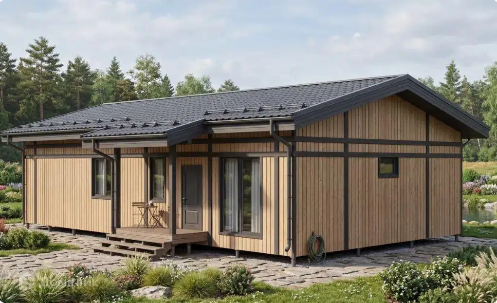 Проект дома «Тампере Губерния» компании TAKEDOM из материала Каркасный дом площадью 149.8м² под ключ за 11500000₽ в Донецке | 1 этаж, 4 спальни, 2 санузла – Домклик