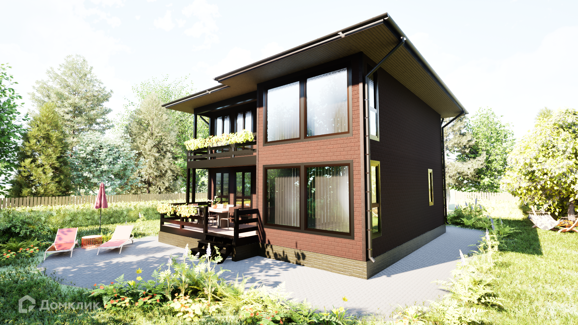 Проект дома «Император - 2 К-200 9,5х9 м Ч» компании Теремъ из материала Каркасный дом площадью 148.3м² под ключ за 7907300₽ в Луганске | 2 этажа, 4 спальни, 3 санузла – Домклик