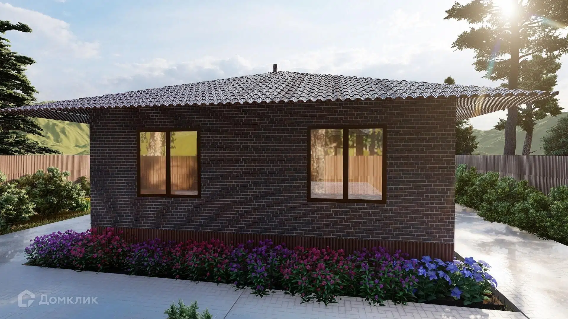 Проект дома «Проект №11» компании СК «Созвездие» из материала Газобетонные блоки площадью 91м² под ключ за 6409387₽ в Донецке | 1 этаж, 2 спальни, 1 санузел – Домклик