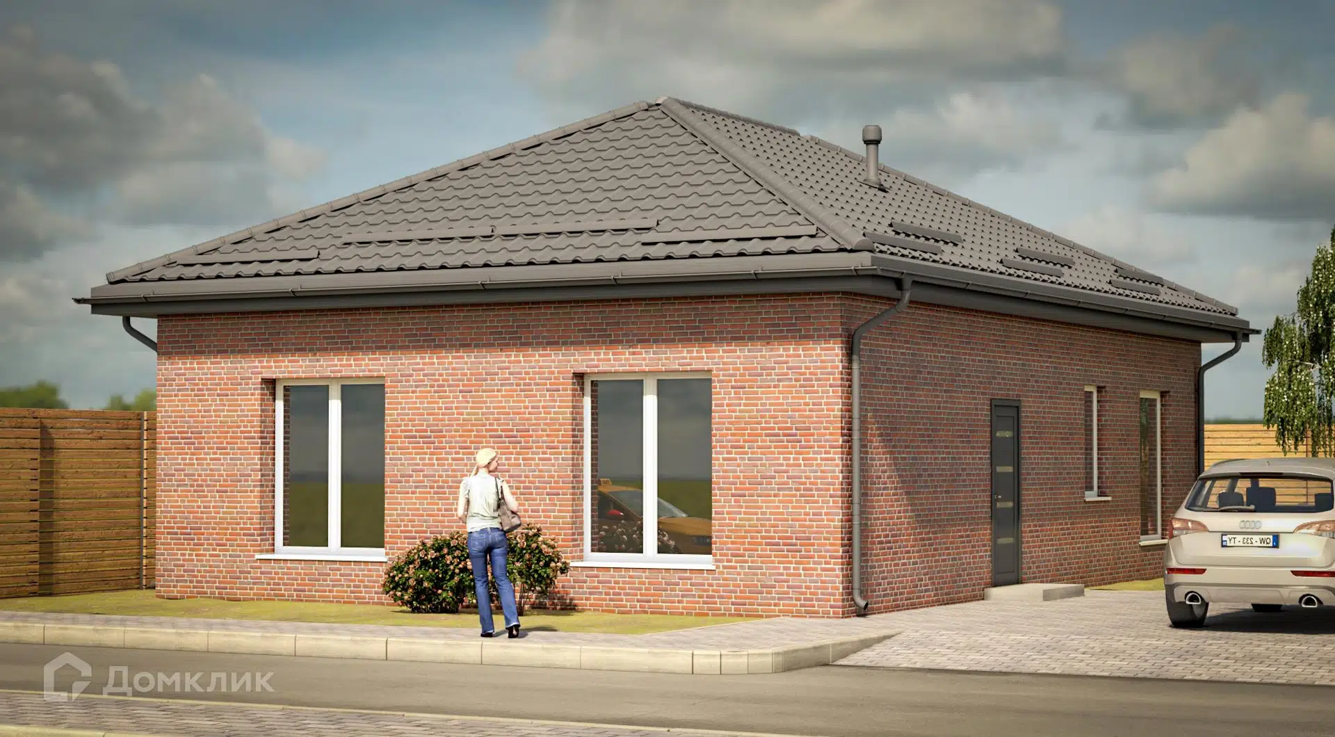 Проект дома «стандарт» компании КП Особенный из материала Пенобетонные блоки площадью 83.22м² под ключ за 6000000₽ в Донецке | 1 этаж, 3 спальни, 1 санузел – Домклик