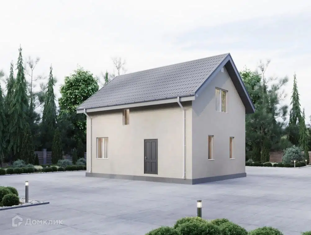 Проект дома «Омега» компании Вигвам.ру из материала Газобетонные блоки площадью 92.2м² под ключ за 6420414₽ в Луганске | 2 этажа, 3 спальни, 2 санузла – Домклик