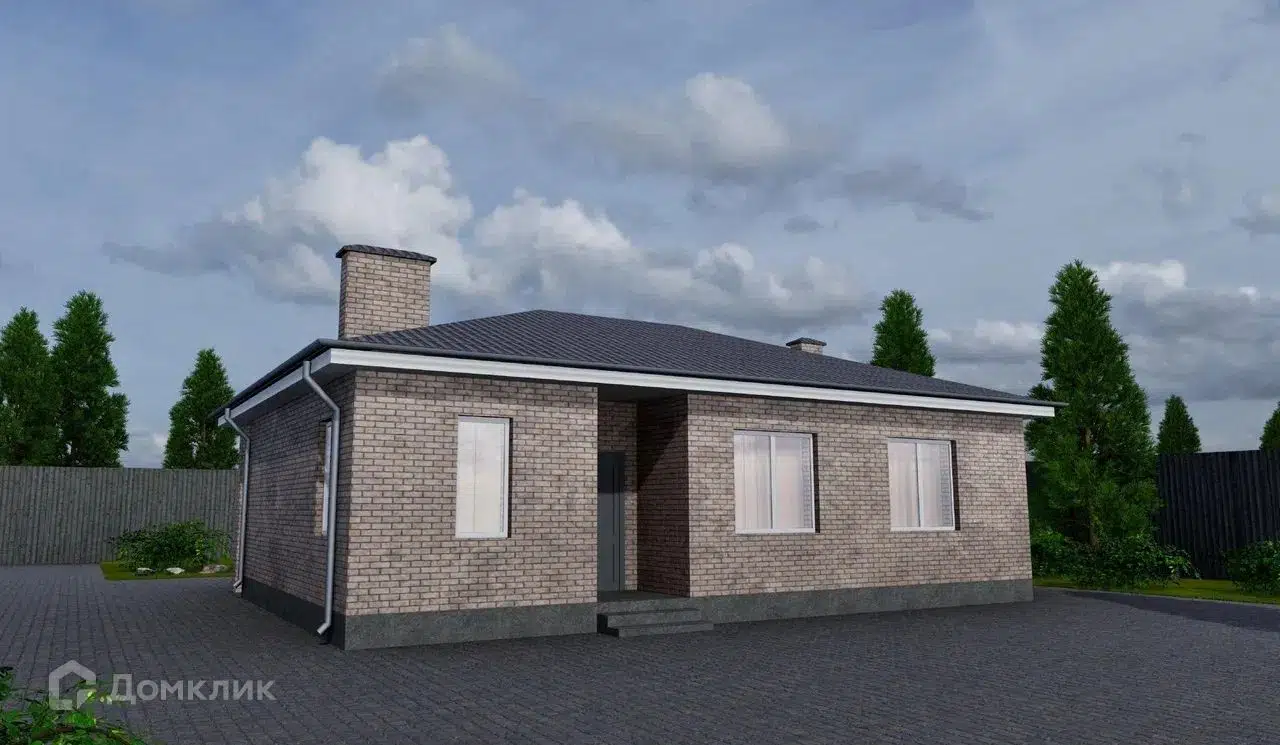Проект дома «Венера» компании ДонЕвроСтрой из материала Газобетонные блоки площадью 85.4м² под ключ за 4873500₽ в Донецке | 1 этаж, 3 спальни, 2 санузла – Домклик