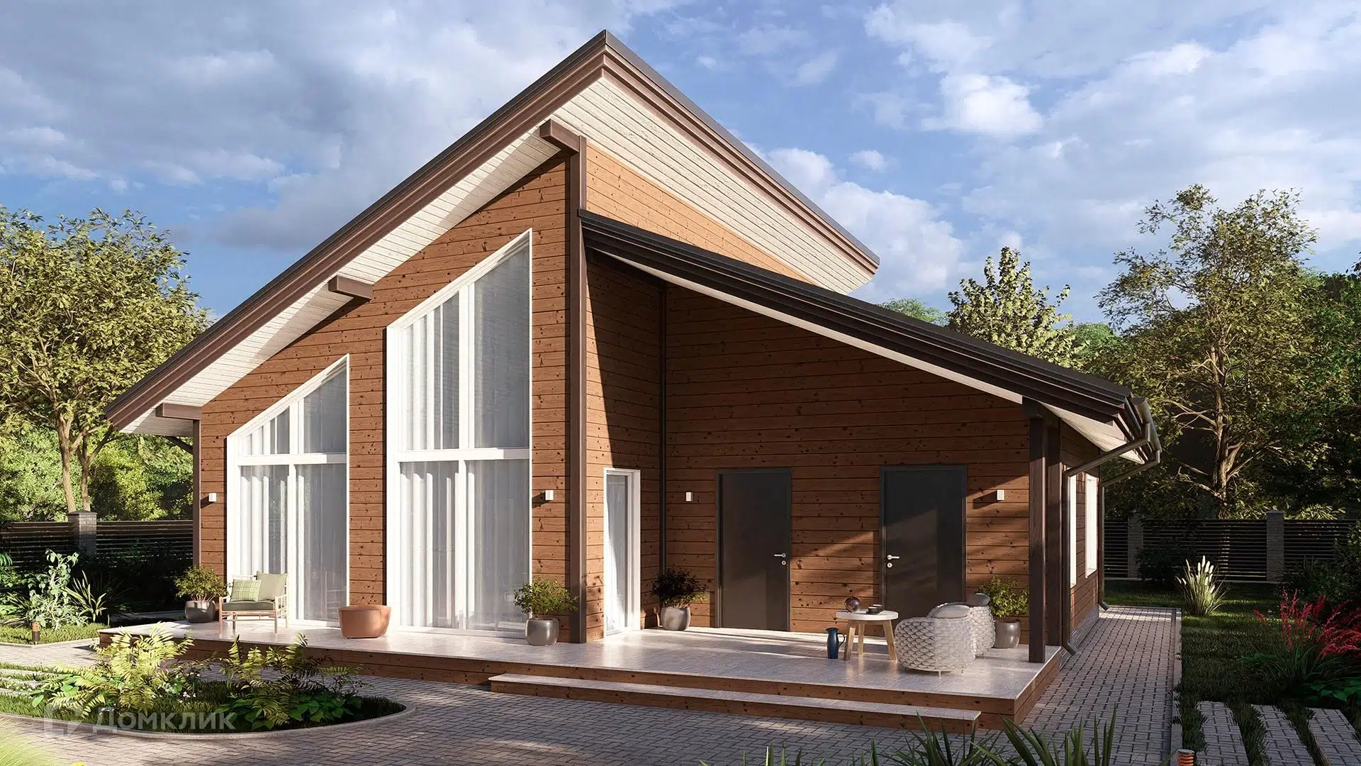 Проект дома «СВОЙ 134» компании СВОЙ из материала Каркасный дом площадью 115м² под ключ за 6862877₽ в Луганске | 1 этаж, 3 спальни, 1 санузел – Домклик