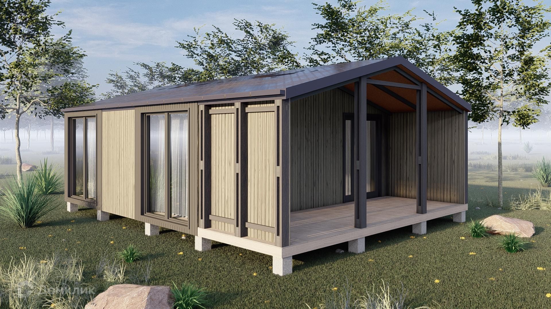 2 комнаты модульные дома в Северской