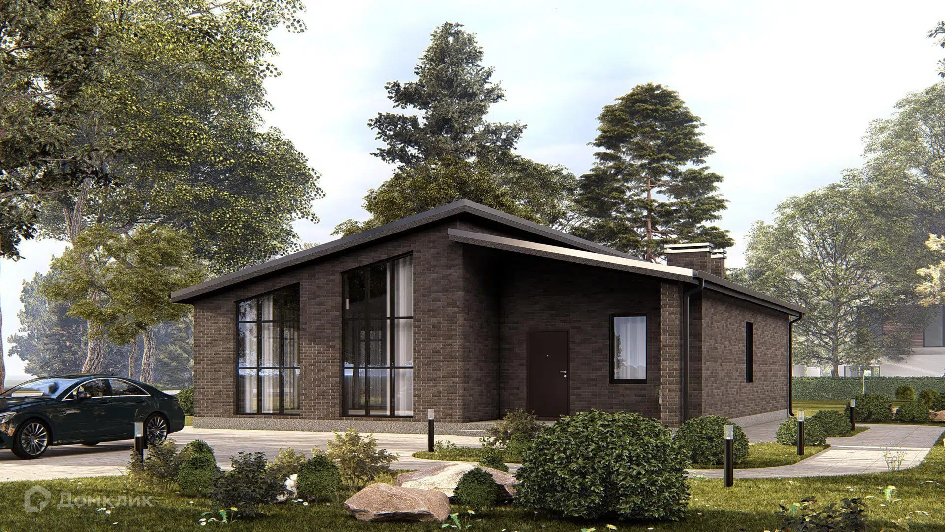 Проект дома «Фьюжн» компании ИП Ветринский Андрей Александрович из материала Газобетонные блоки площадью 140.2м² под ключ за 7600000₽ в Донецке | 1 этаж, 3 спальни, 2 санузла – Домклик