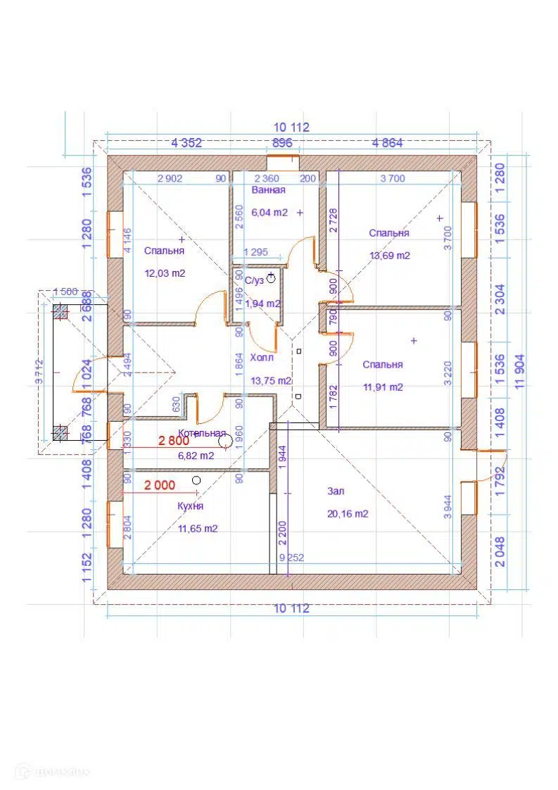 Планировка 1 этаж этажа