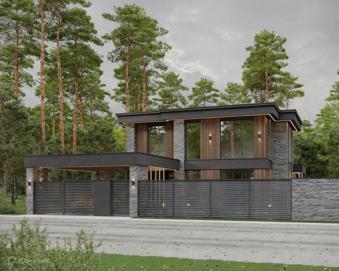 Проект дома «Villa Maria» компании Hi-Techdom.ru из материала Керамические блоки площадью 165.4м² под ключ за 16246000₽ в Донецке | 2 этажа, 4 спальни, 2 санузла – Домклик