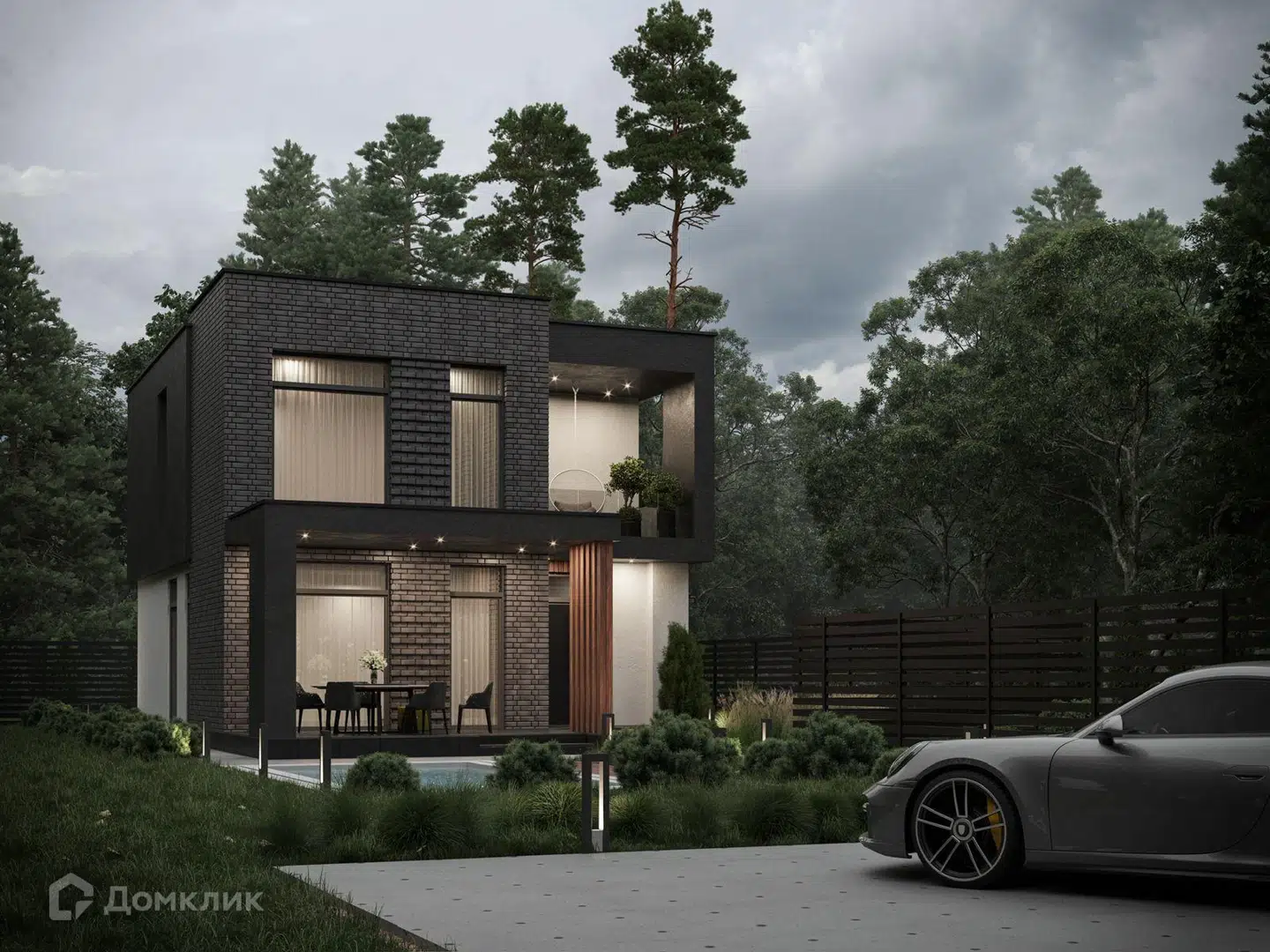 Проект дома «Лайт» компании Hi-Techdom.ru из материала Керамические блоки площадью 165м² под ключ за 9195000₽ в Донецке | 2 этажа, 3 спальни, 2 санузла – Домклик