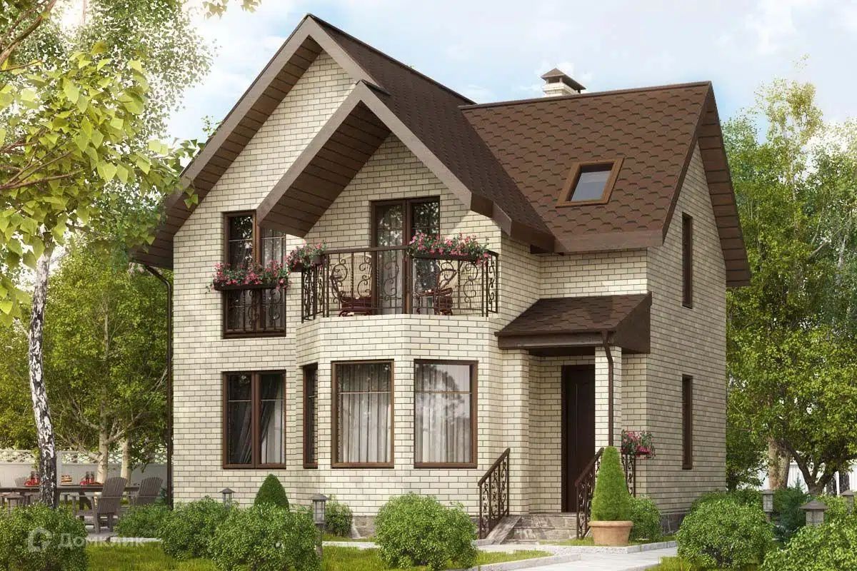 Проект дома «Проект №40» компании Новация из материала Керамические блоки площадью 145м² под ключ за 7975000₽ в Донецке | 2 этажа, 5 спален, 2 санузла – Домклик