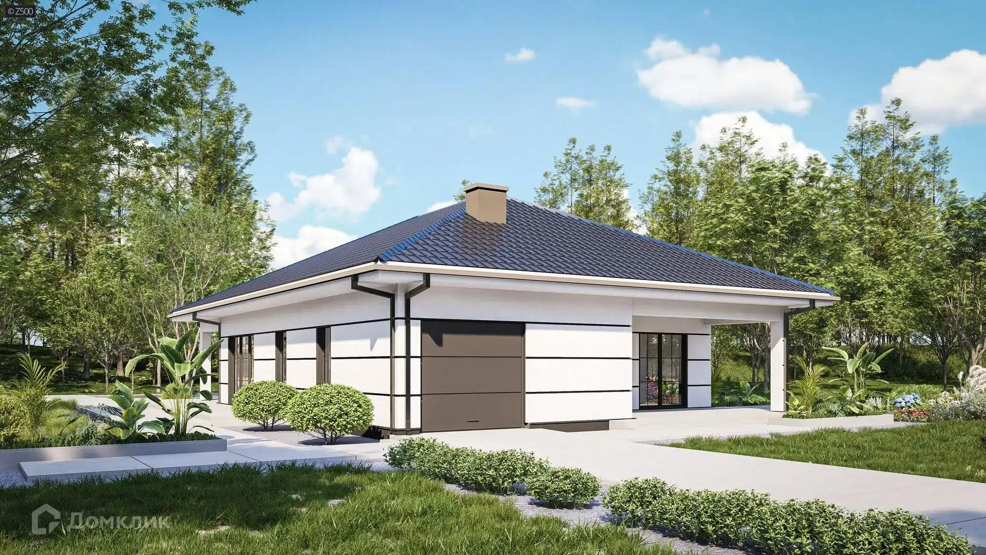 Проект дома «Ригель» компании ! ПрофСтрой ! из материала Газобетонные блоки площадью 156.62м² под ключ за 7850000₽ в Донецке | 1 этаж, 3 спальни, 2 санузла – Домклик