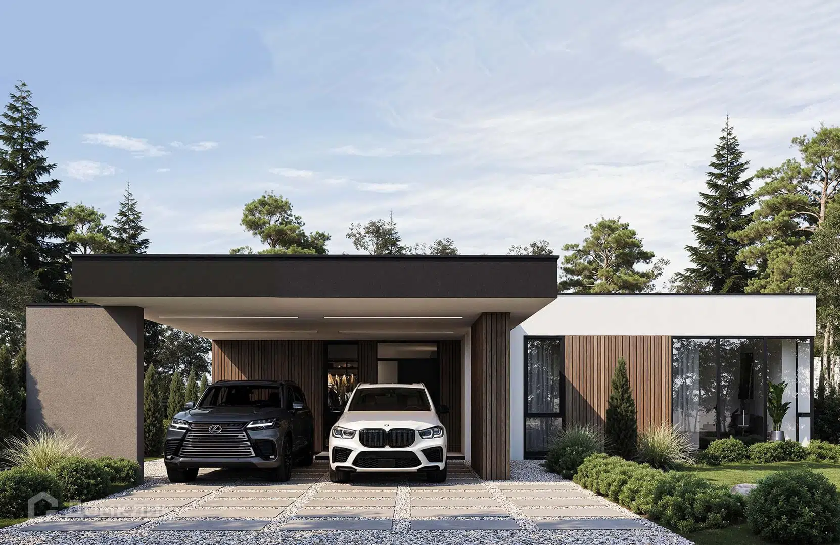 Проект дома «Проект 420-NOVA» компании СК НОВАЦИЯ Санкт-Петербург и ЛО из материала Газобетонные блоки площадью 160м² под ключ за 12850000₽ в Донецке | 1 этаж, 4 спальни, 2 санузла – Домклик