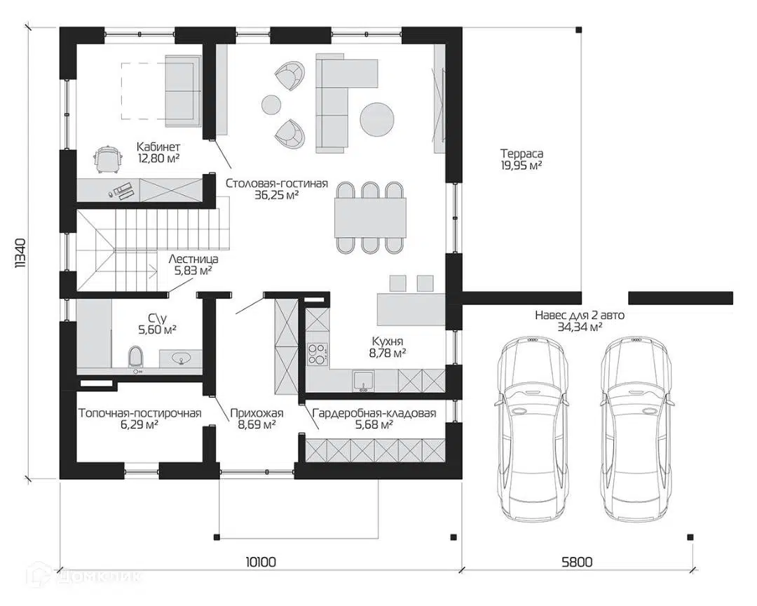 Планировка 1 этаж этажа